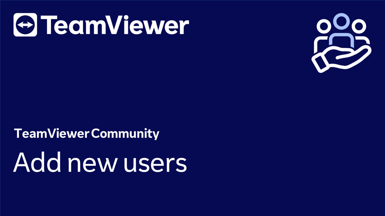 Add new users